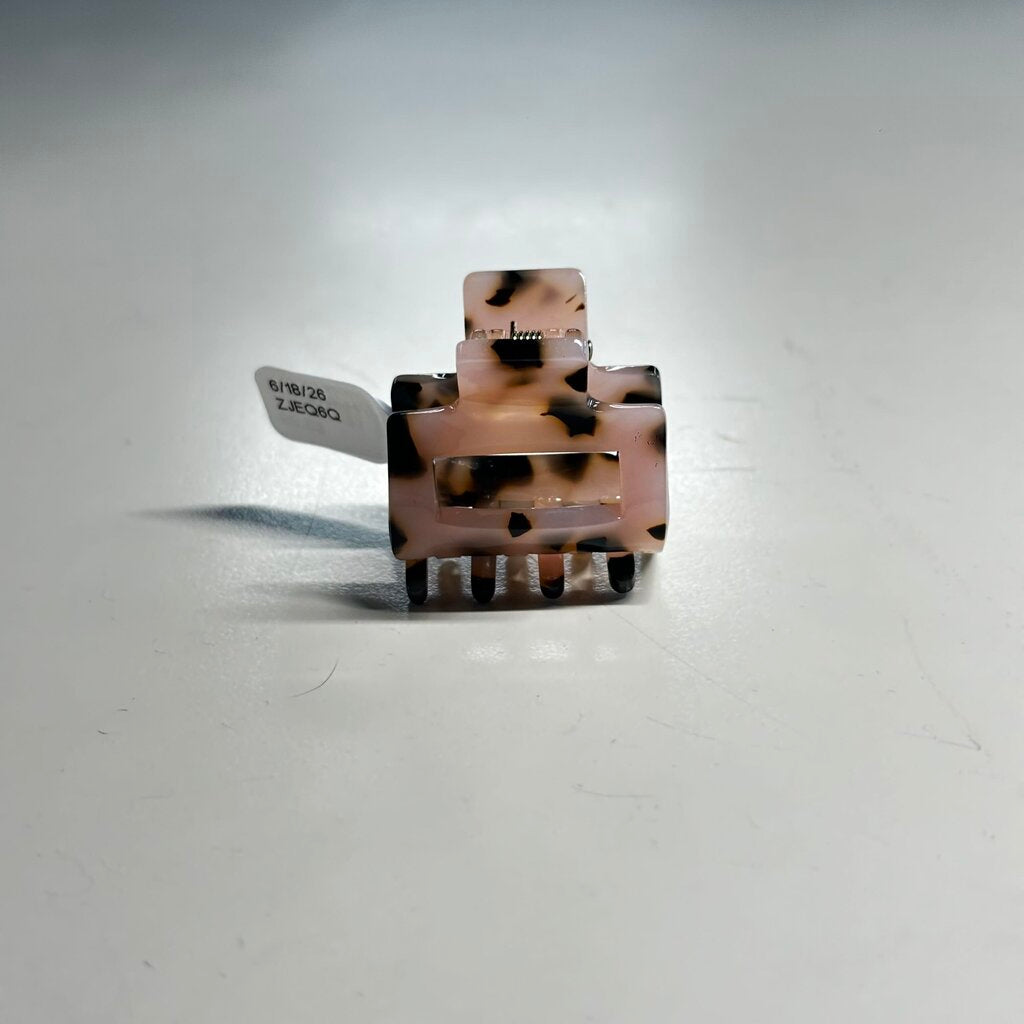 Pink and Black Small Claw Clip
