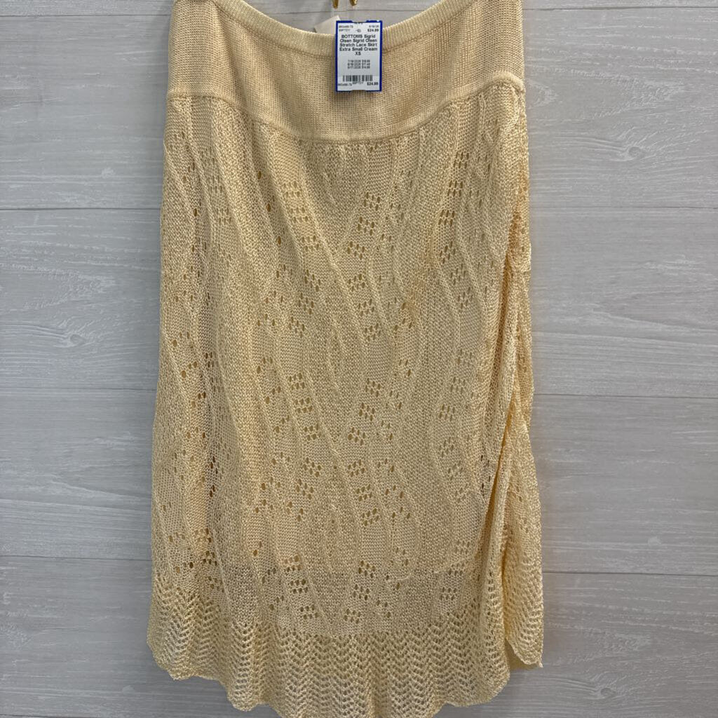 Sigrid Olsen Stretch Lace Skirt Extra Small