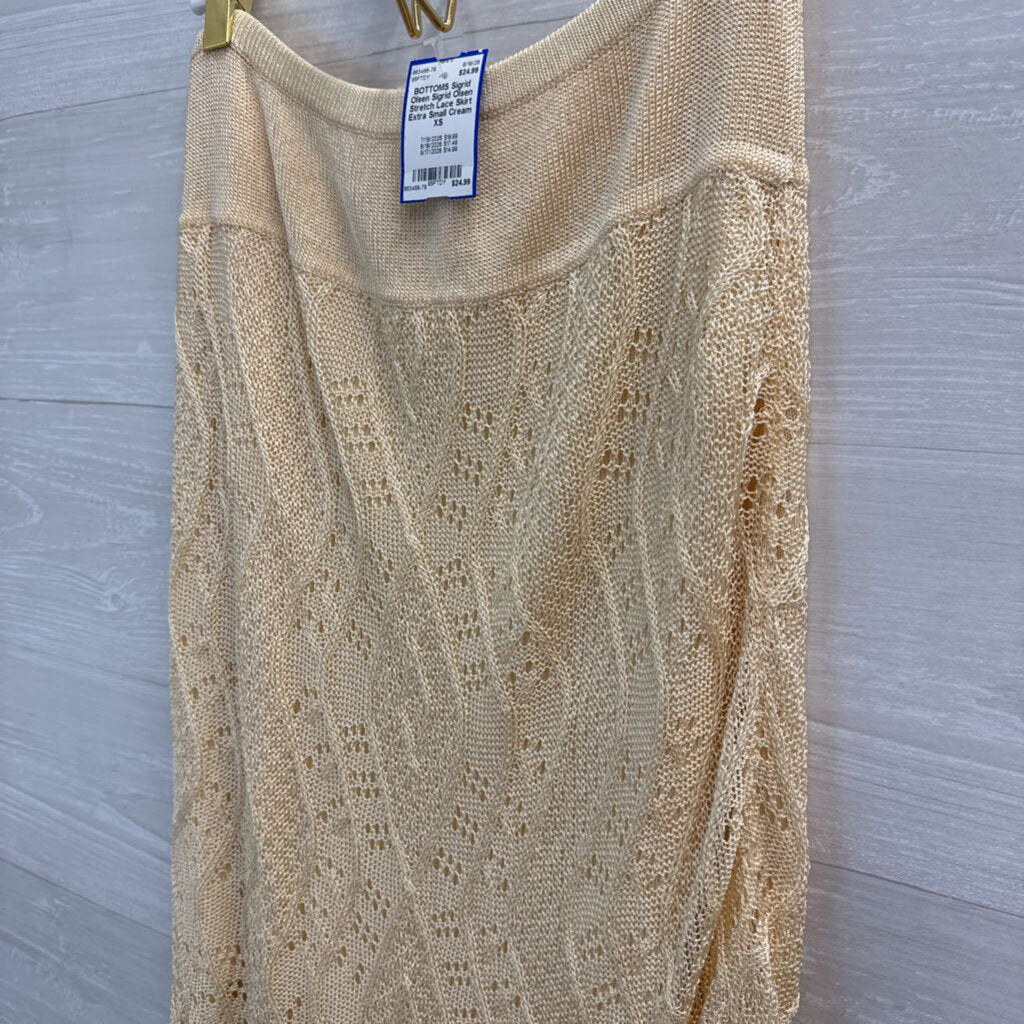Sigrid Olsen Stretch Lace Skirt Extra Small