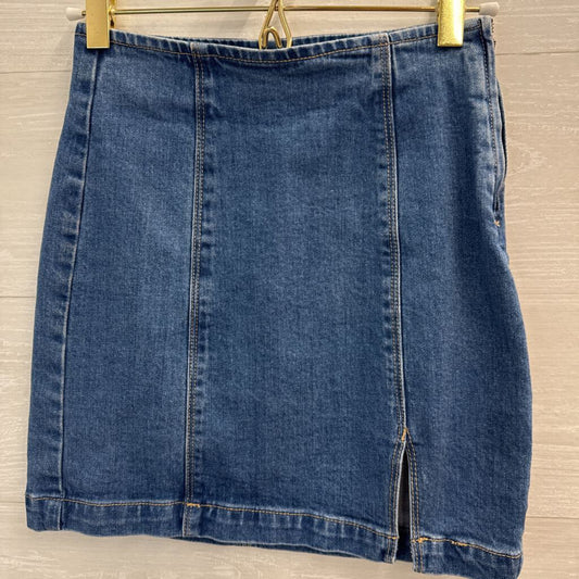 Denim Skirt with Side Zipper 23
