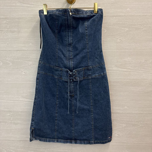 Tommy Hilfiger Denim Strapless Dress Small