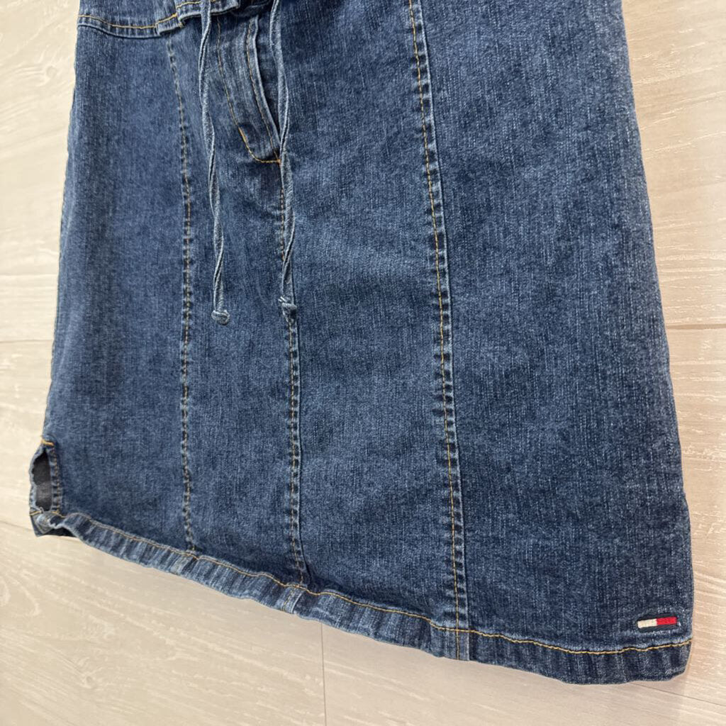 Tommy Hilfiger Denim Strapless Dress Small
