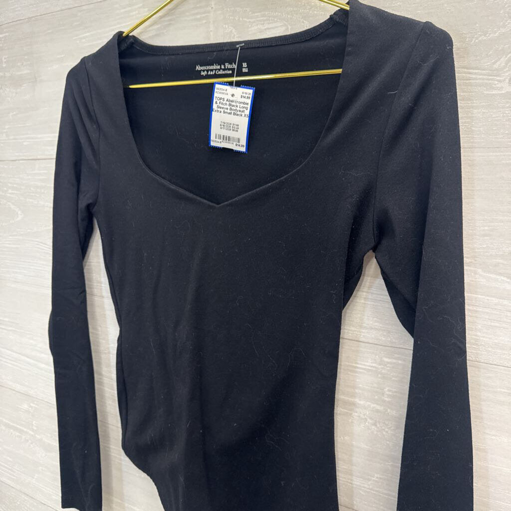 Black Long Sleeve Bodysuit Extra Small