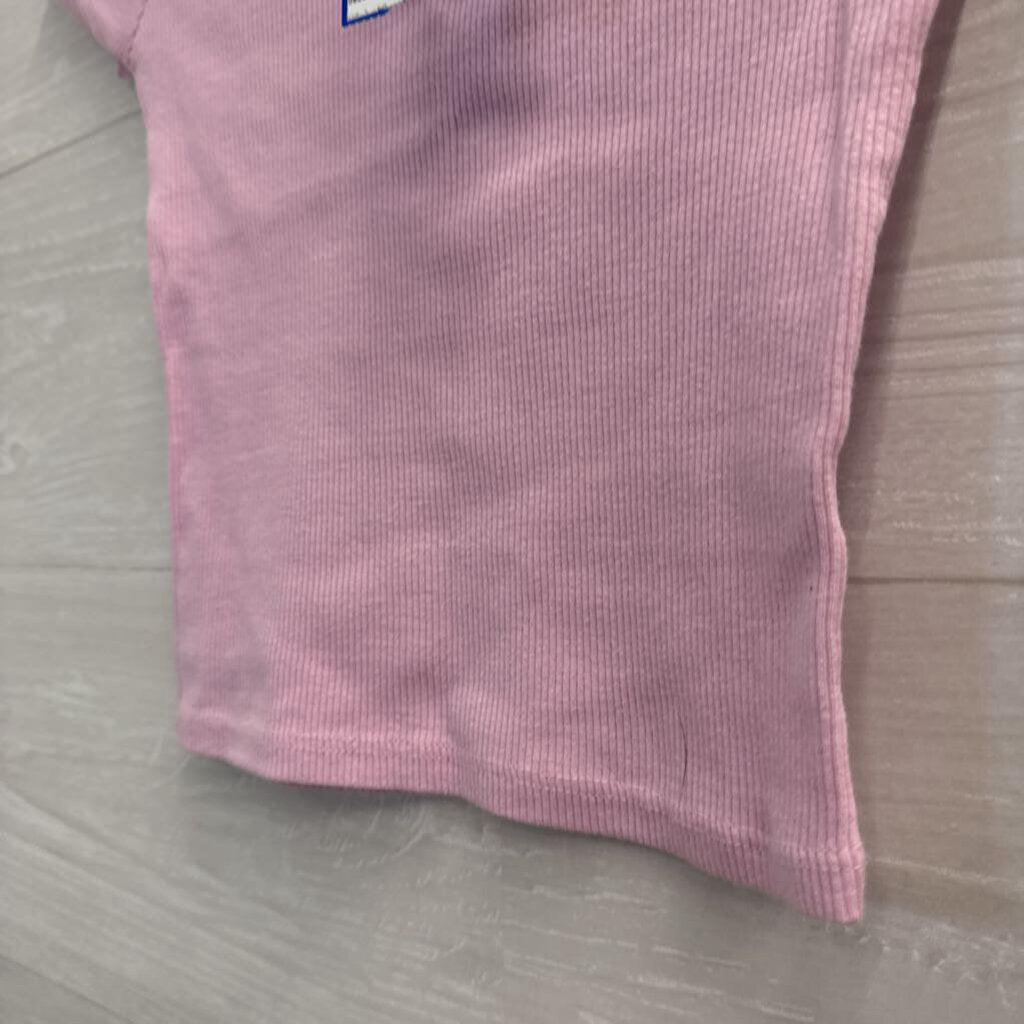 Altar'd State Light Pink Off Shoulder Crop Top Extra Small