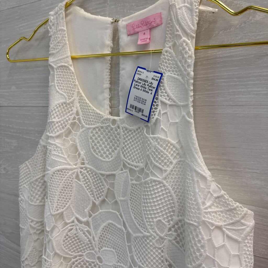 Lilly Pulitzer Lace White Tank Dress 4
