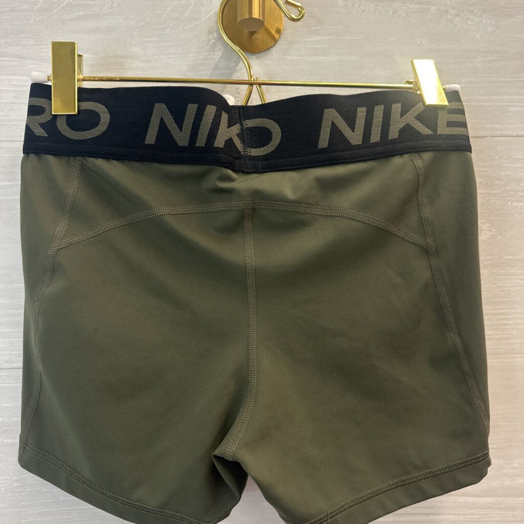 Nike Pro Green Spandex Shorts Small