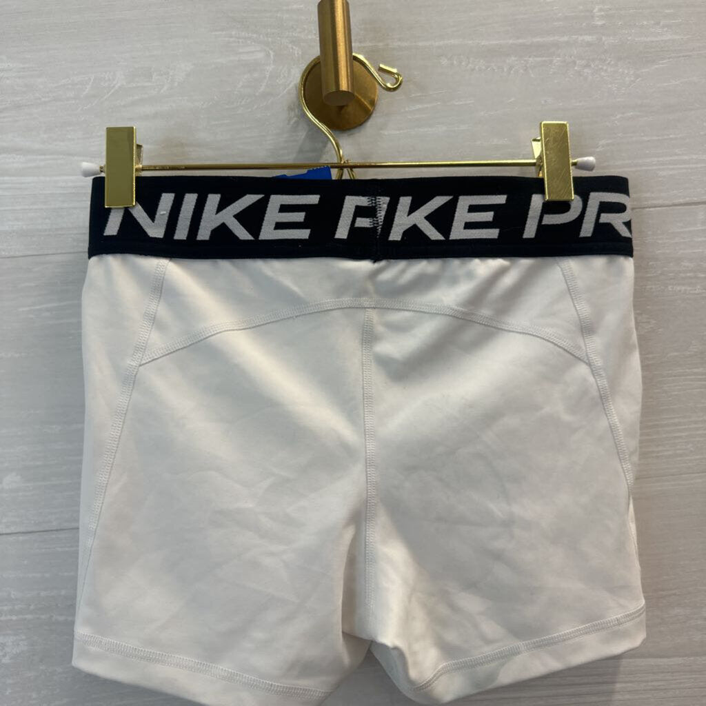 Nike Pro White Spandex Shorts Small