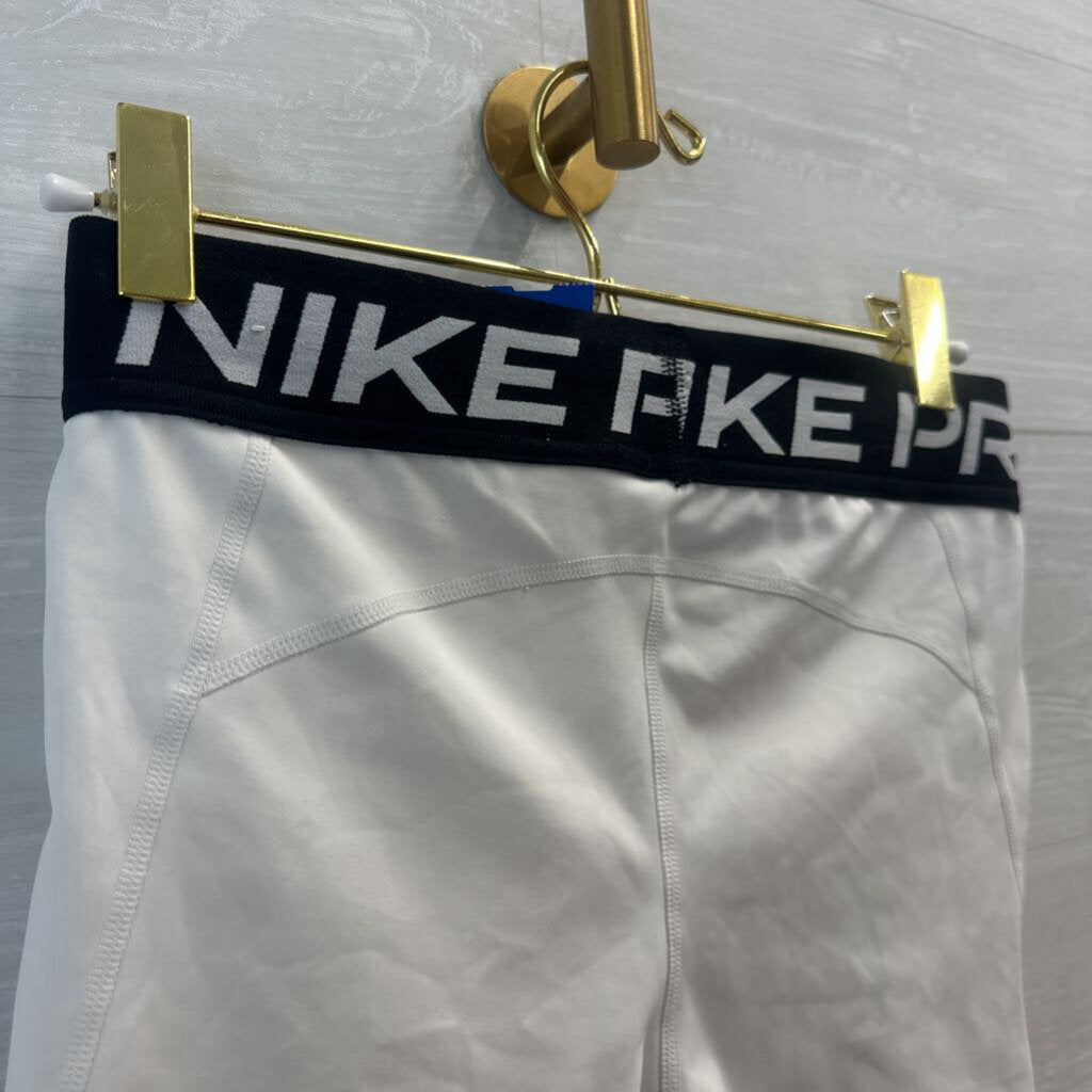 Nike Pro White Spandex Shorts Small
