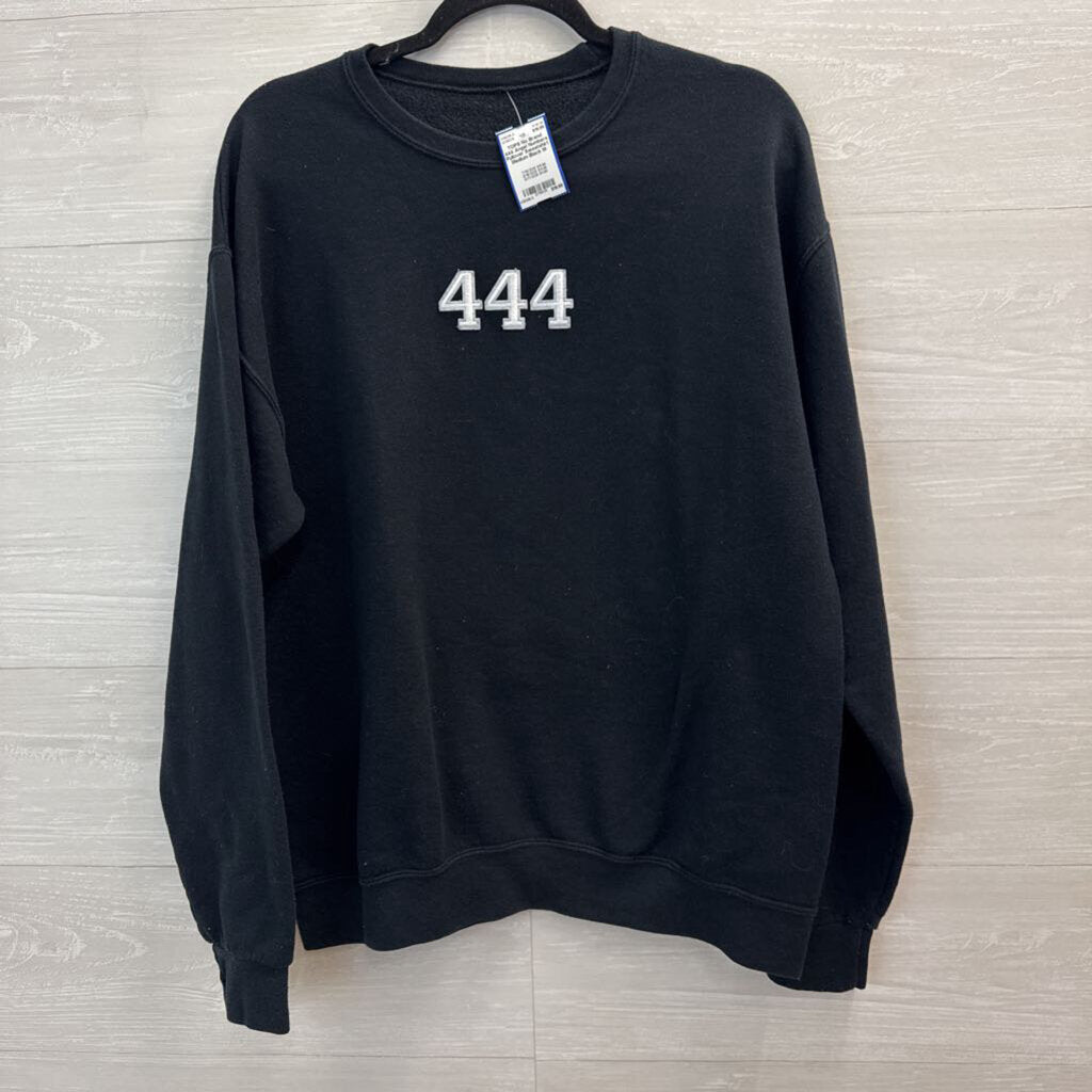 444 Angel Numbers Pullover Sweatshirt Medium