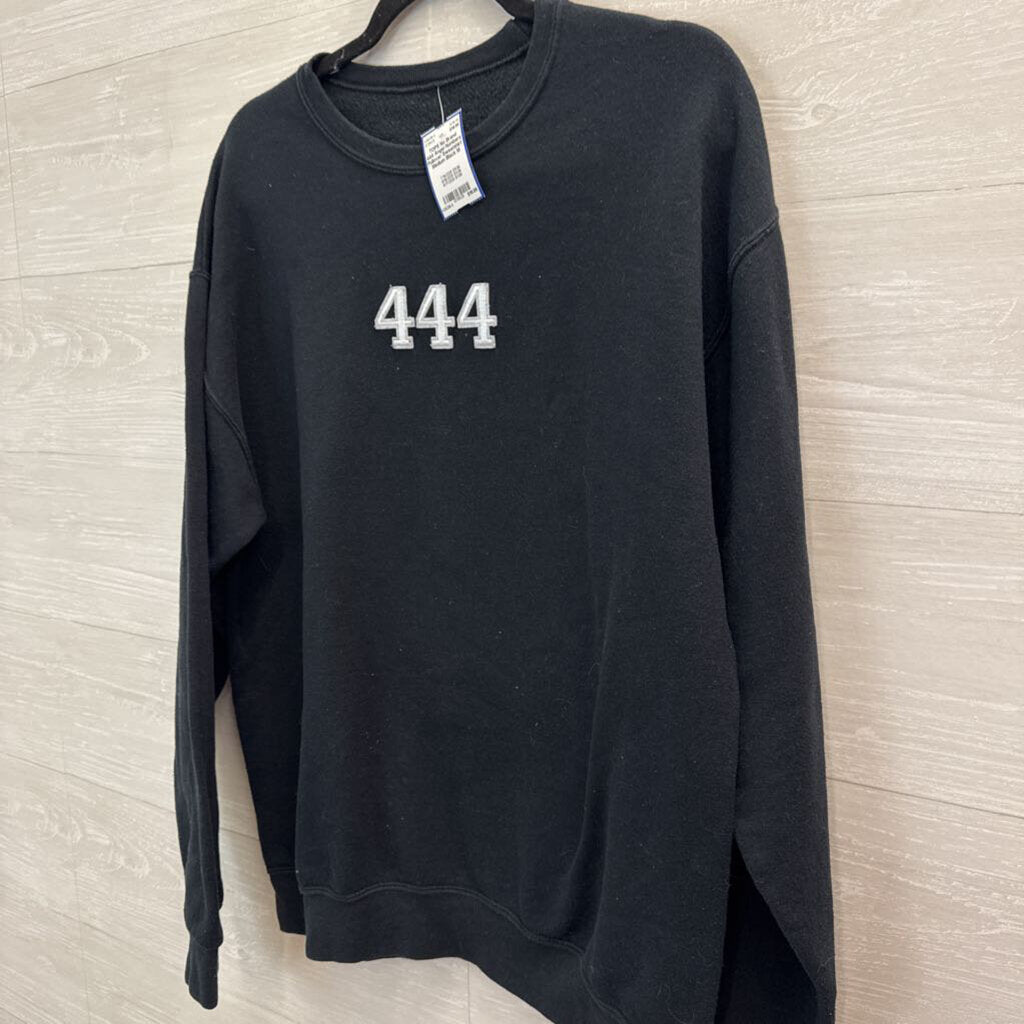 444 Angel Numbers Pullover Sweatshirt Medium