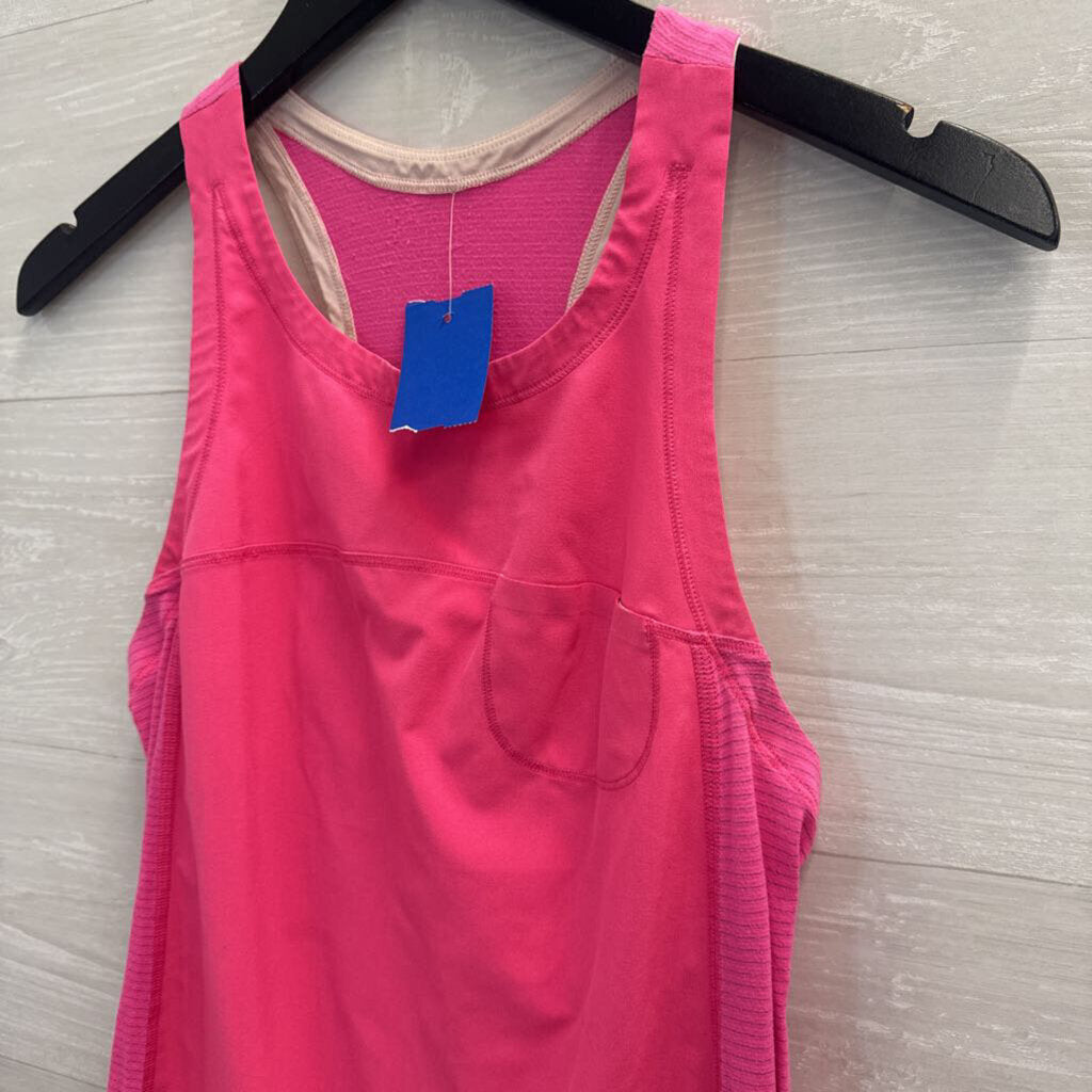 Lululemon Hot Pink Tank With Pocket Medium