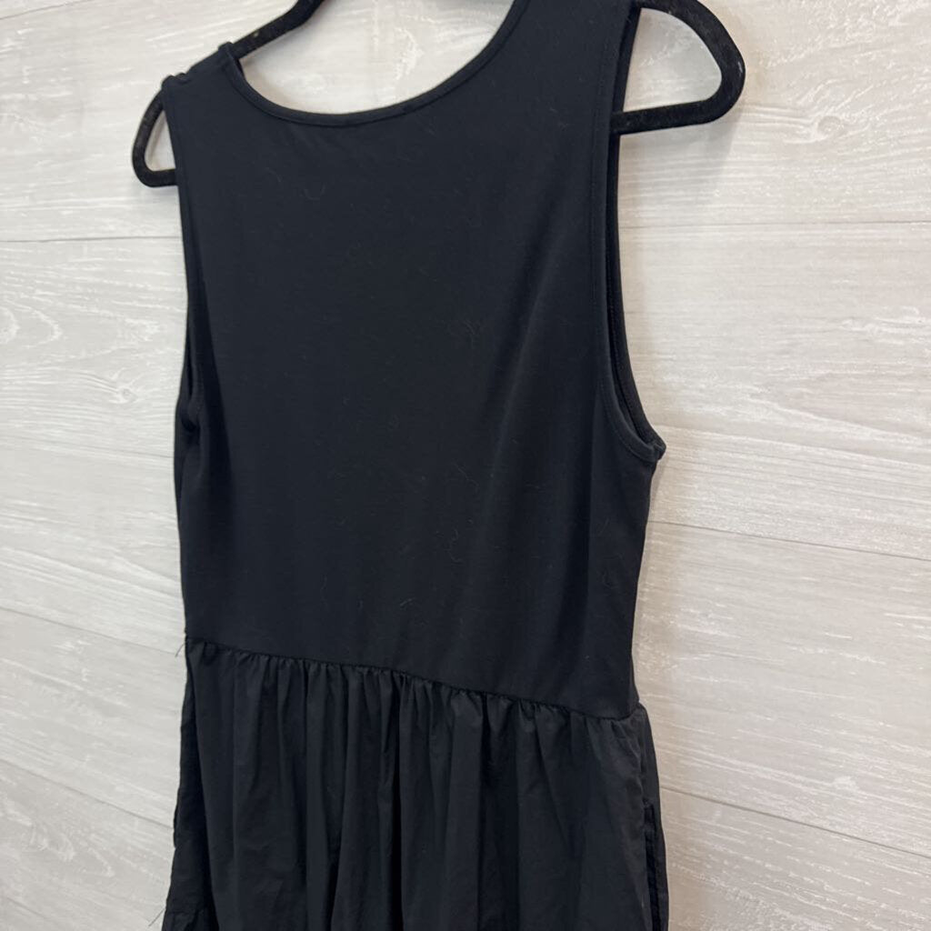 Black Midi Tank Dress Large