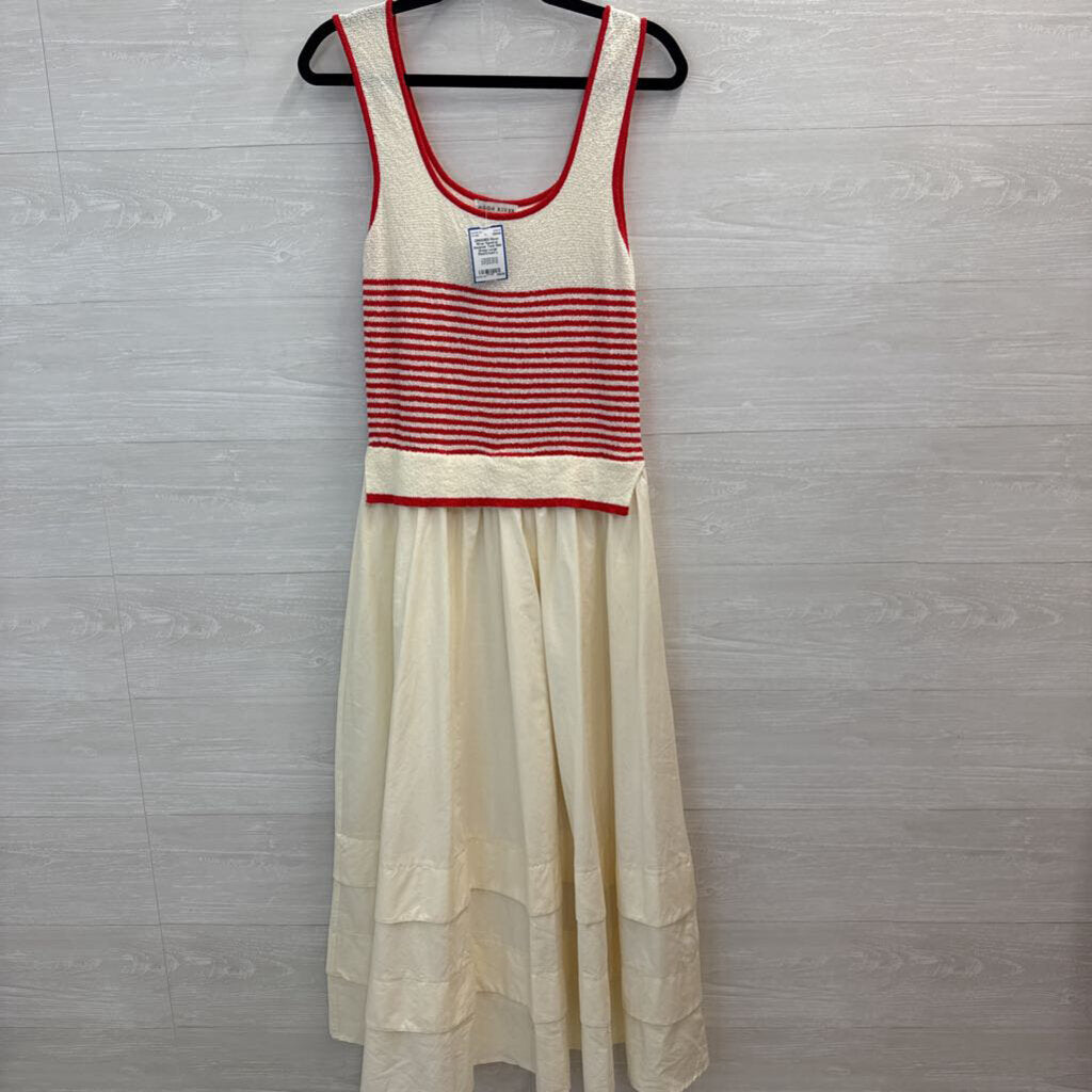 Nautical Sweater Tank Midi Dress Large