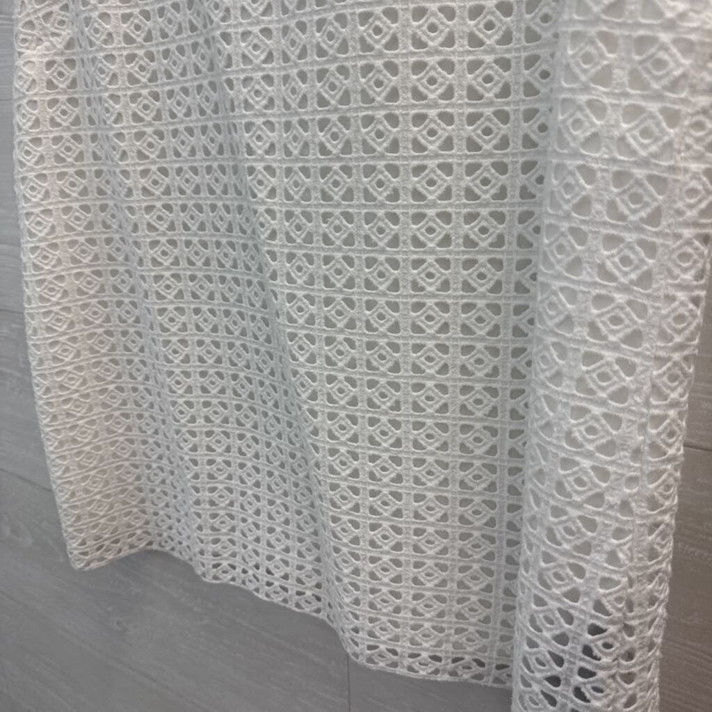 Mario Serrani Eyelet Lace Tank Top Large
