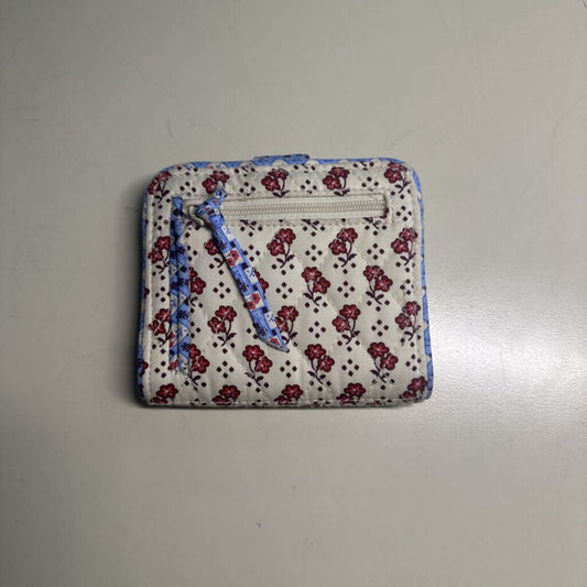 Vera Bradley Quilted Flower Print Tab Wallet