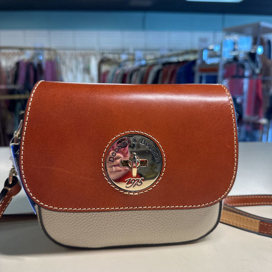 Dooney & Bourke Pebble Turnlock Flap Saddle Crossbody