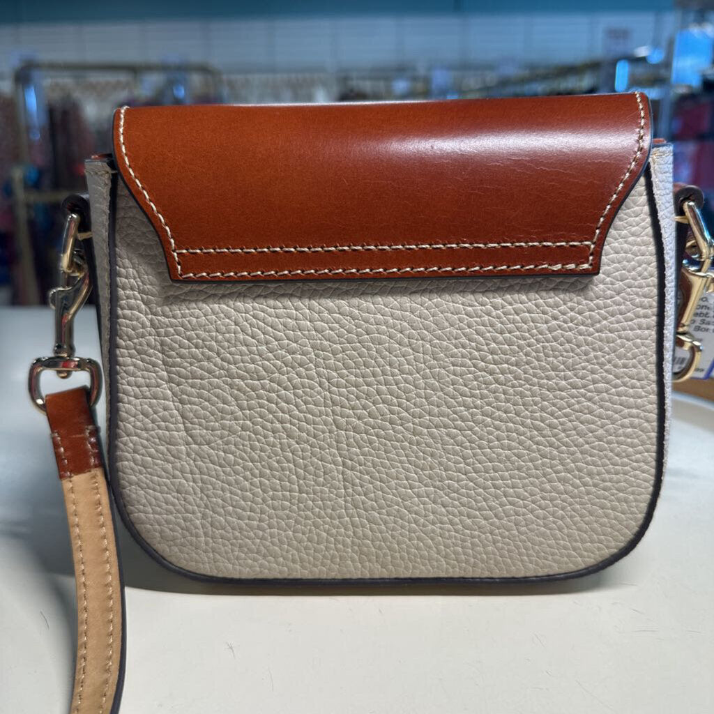 Dooney & Bourke Pebble Turnlock Flap Saddle Crossbody