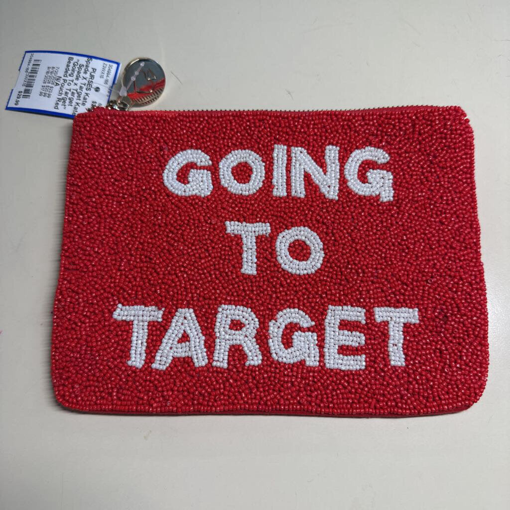 Kate Spade x Target "Going To Target" Beaded Pouch