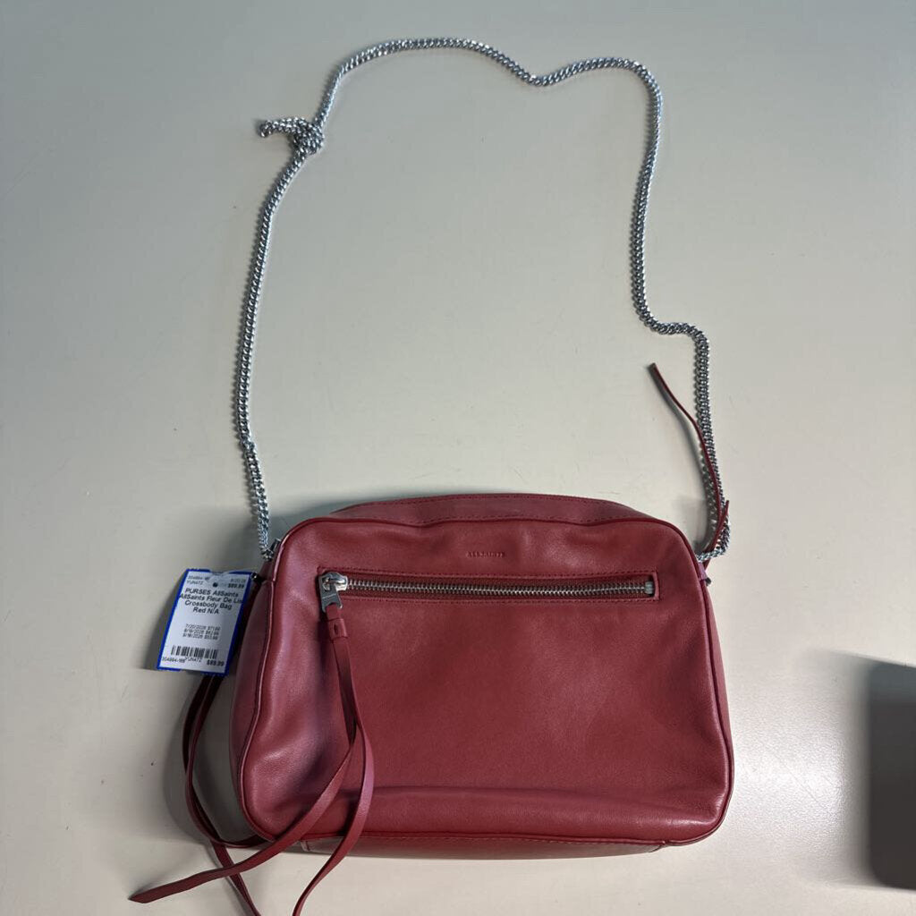 AllSaints Fleur De Lis Crossbody Bag