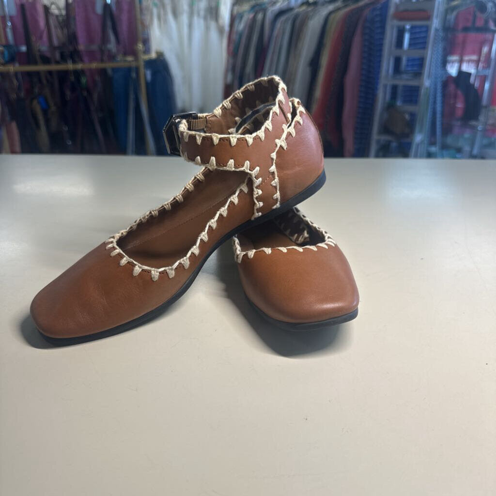 Free People Crochet Mystic Mary Jane Flats 7.0