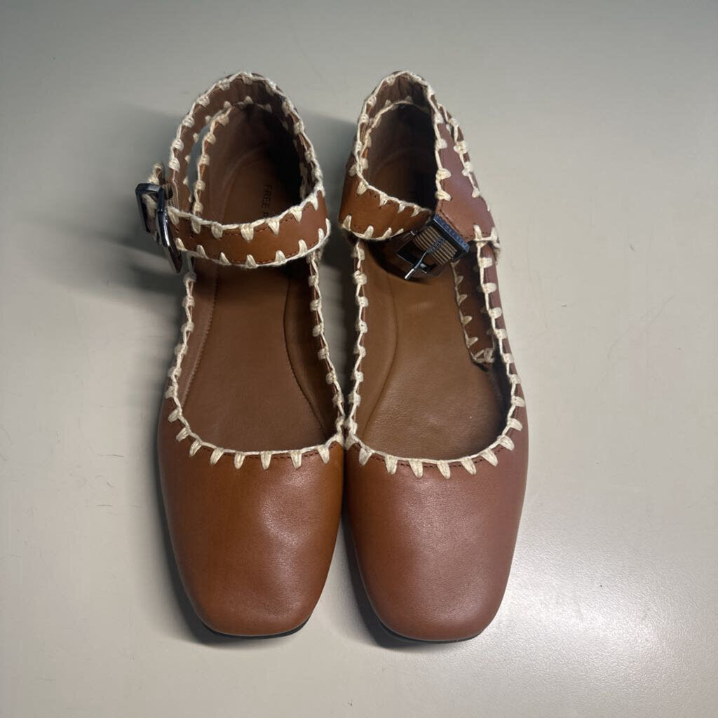 Free People Crochet Mystic Mary Jane Flats 7.0