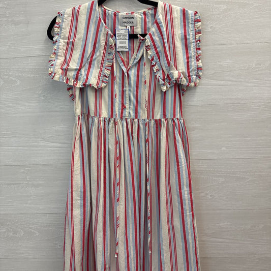 Damson Madder Josephine Striped Cotton Dress 6