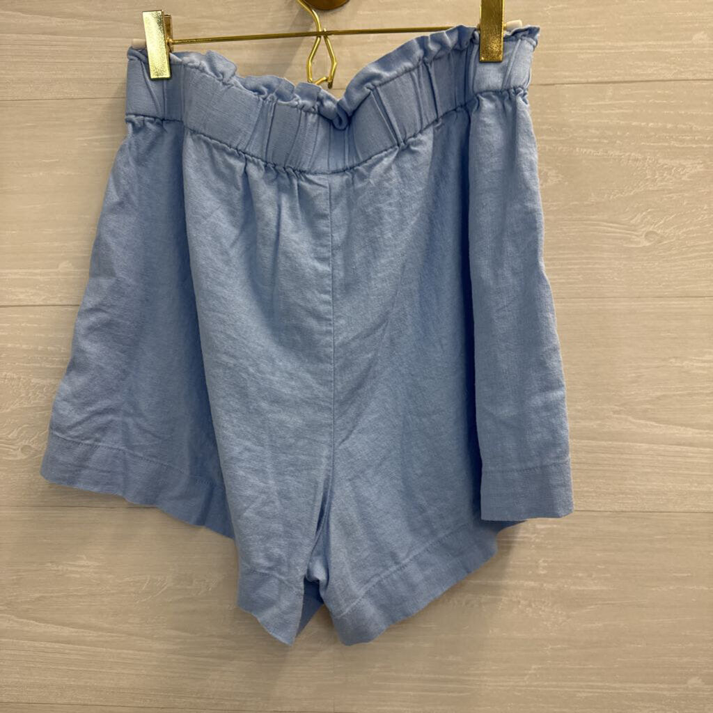 A New Day Linen Blend Pull On Shorts Medium