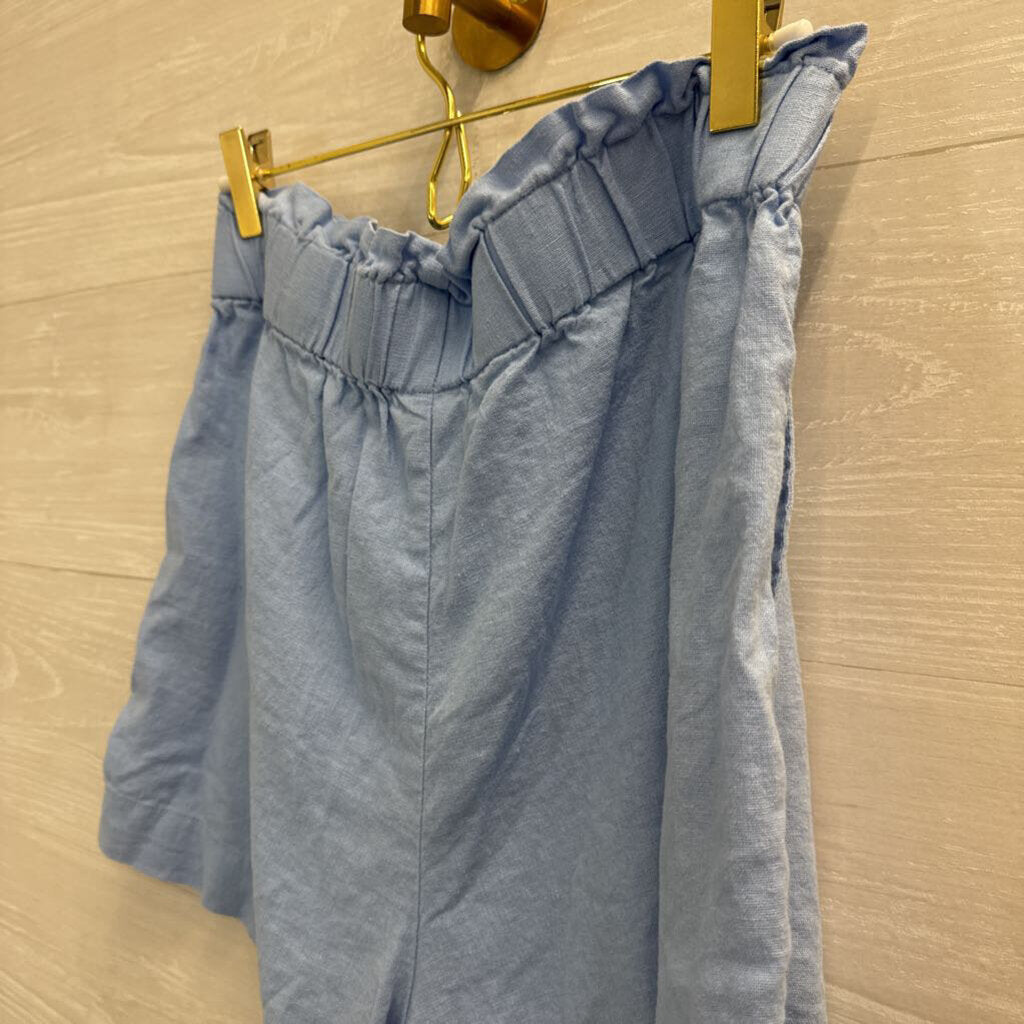 A New Day Linen Blend Pull On Shorts Medium