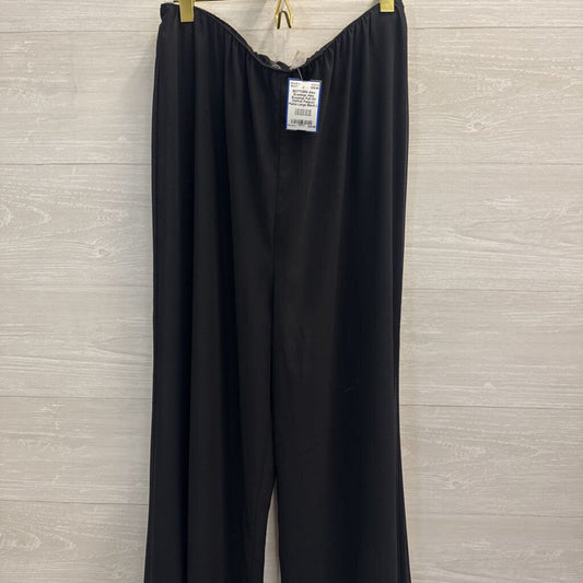 Alex Evenings Pull On Chiffon Palazzo Pants Large
