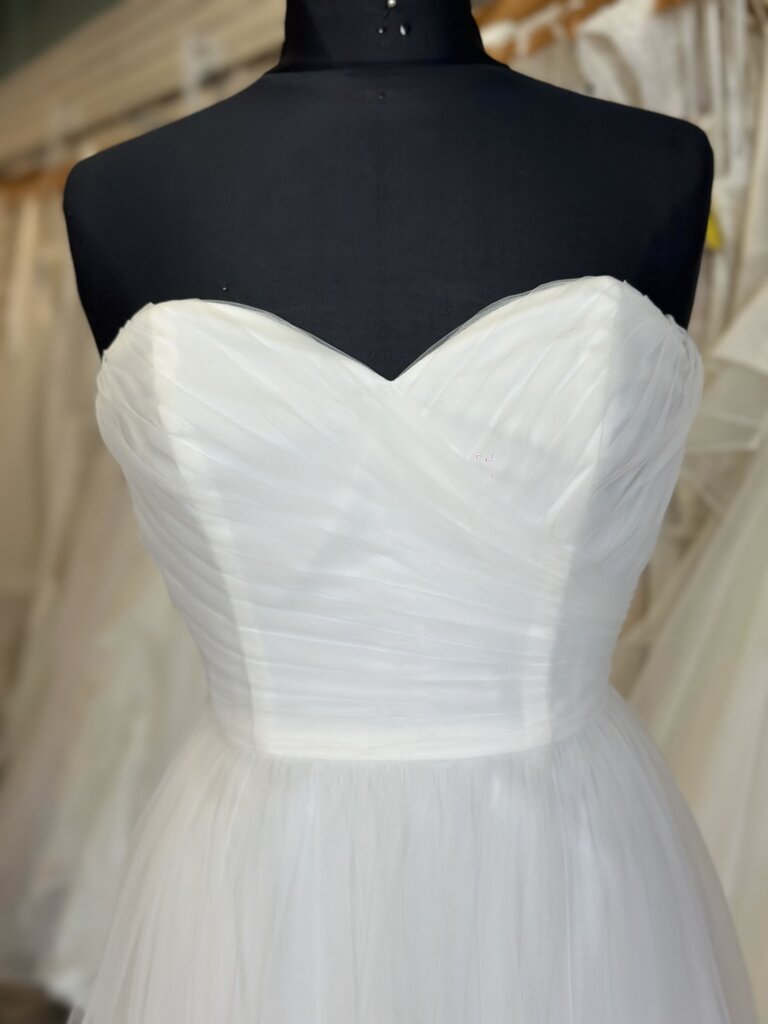 David's Bridal Sweetheart Tulle A-line 12