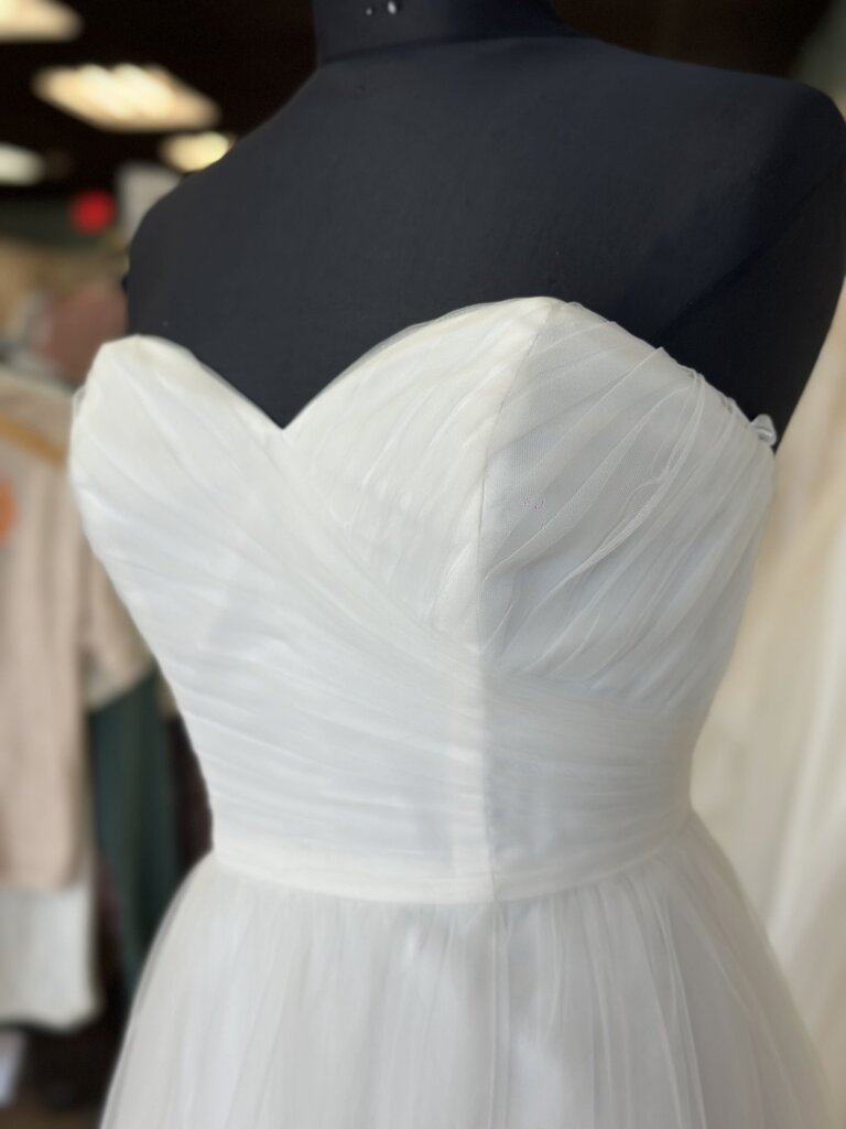 David's Bridal Sweetheart Tulle A-line 12