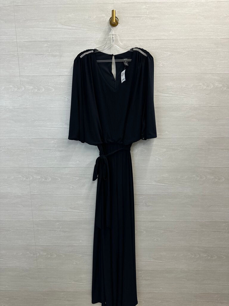 MSK Navy Blouson Jumpsuit Medium