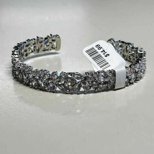 Crystal Floral Formal Cuff
