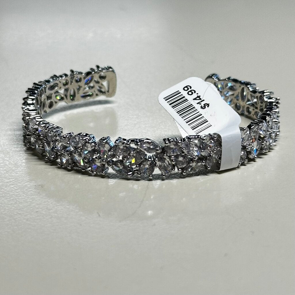 Crystal Floral Formal Cuff