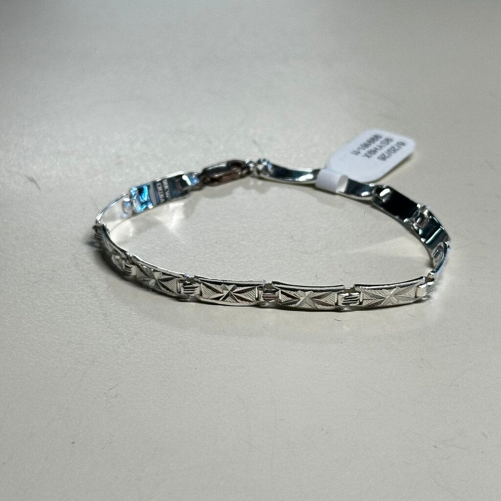 Vintage Inspired Sterling Silver Bracelet