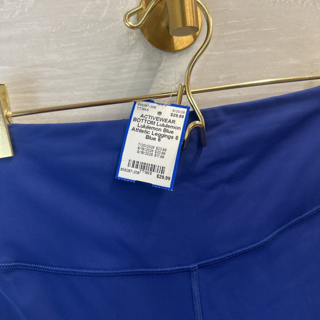 Lululemon Blue Athletic Leggings 6