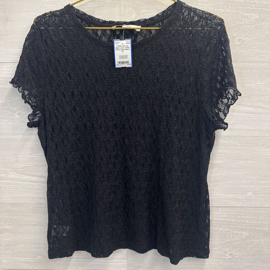 Loft Sheer Lace T-Shirt Extra Large