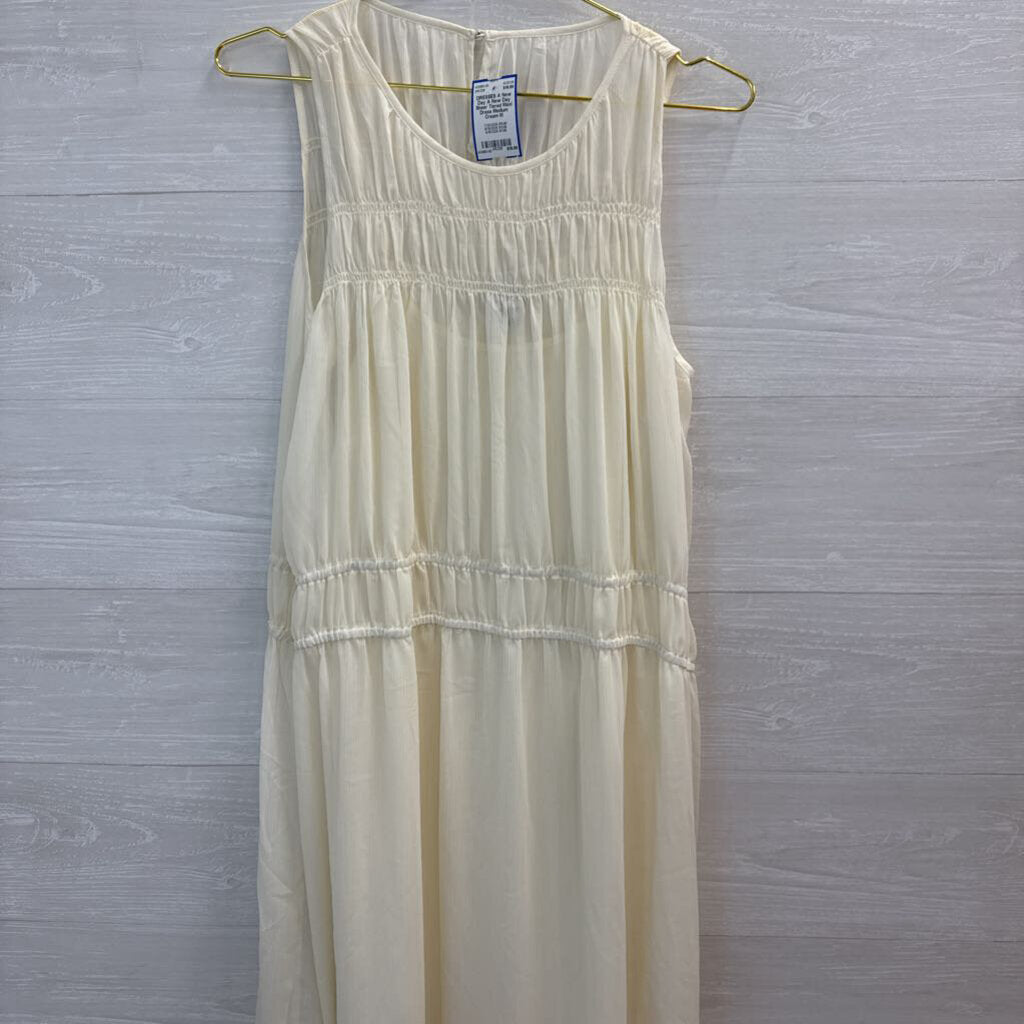 A New Day Sheer Tiered Maxi Dress Medium
