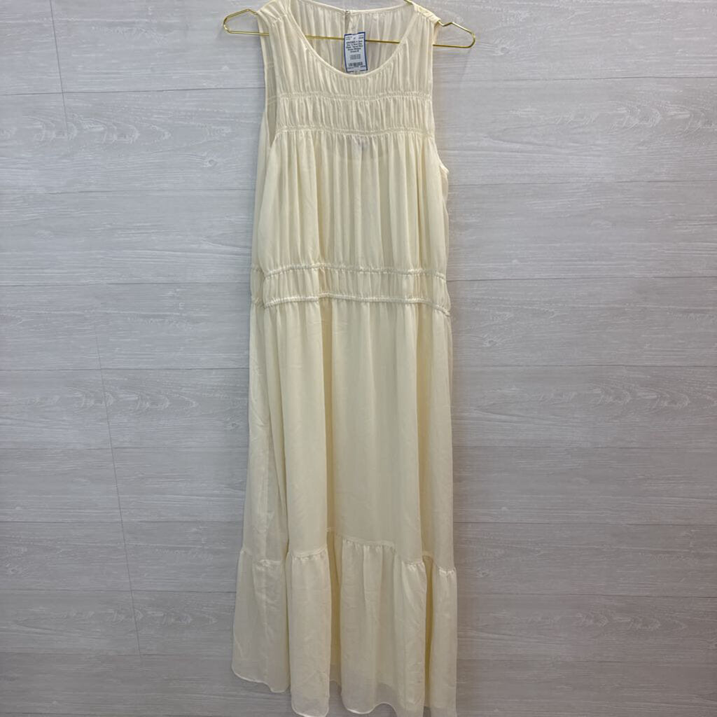 A New Day Sheer Tiered Maxi Dress Medium