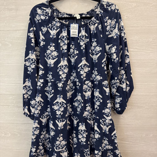 J. Crew Off The Shoulder Printed Dress Large