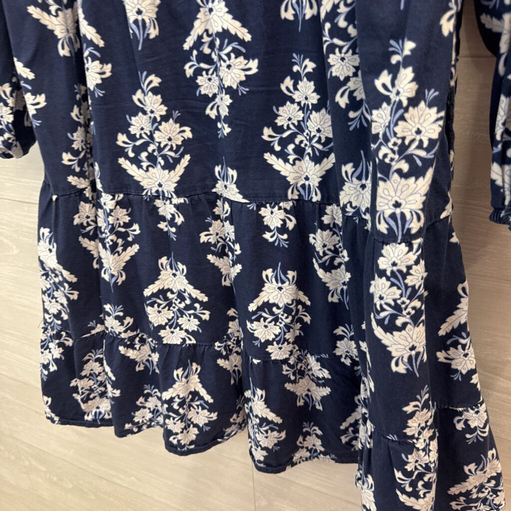 J. Crew Off The Shoulder Printed Dress Large