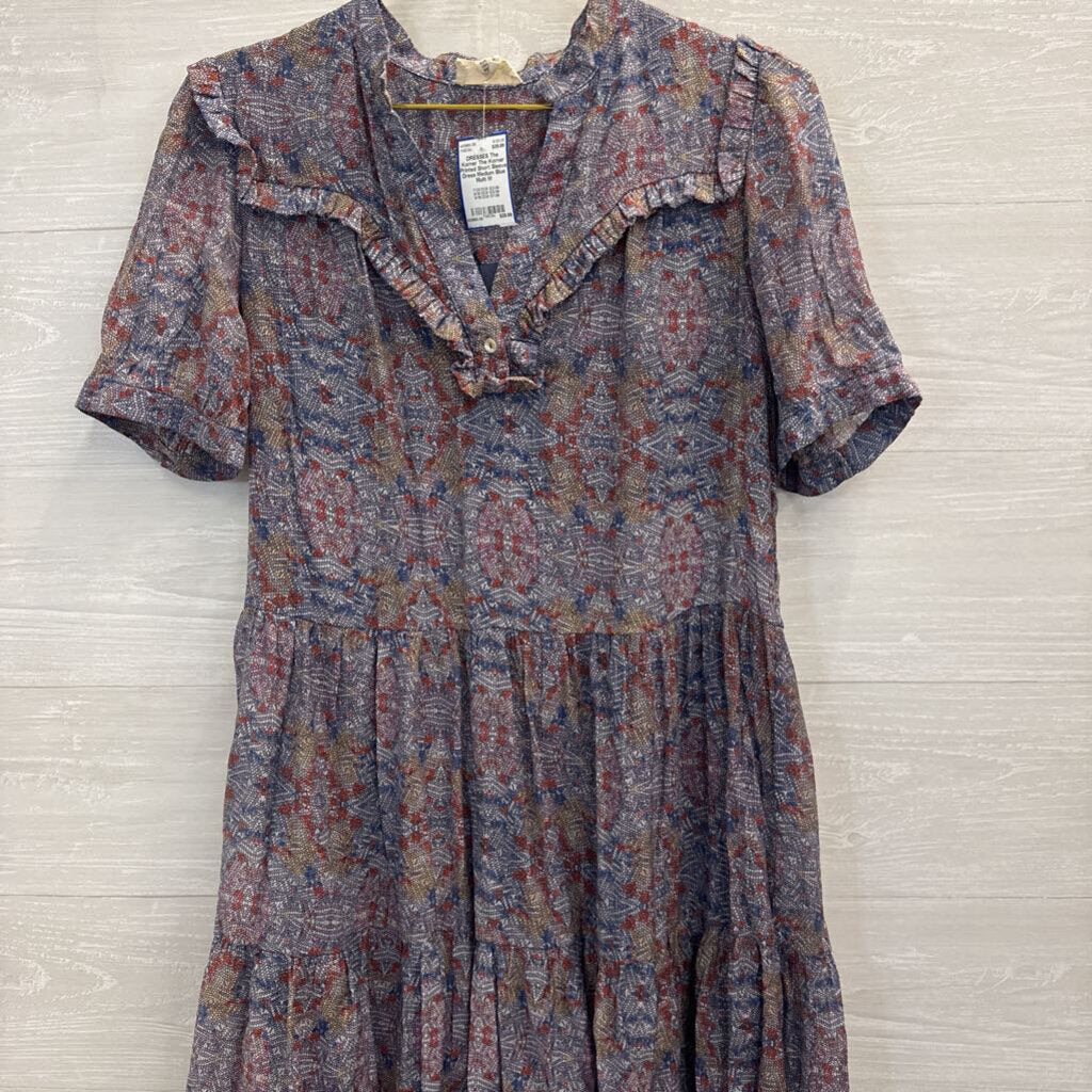 The Korner Printed Short Sleeve Dress Medium