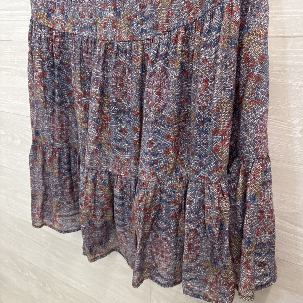 The Korner Printed Short Sleeve Dress Medium