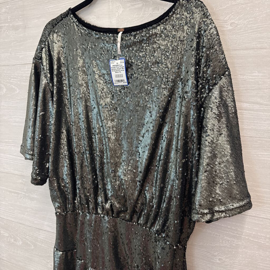 Free People Manuka Sequin Mini Dress Extra Large