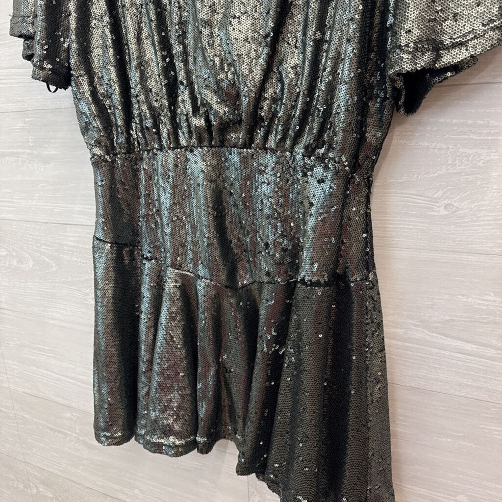 Free People Manuka Sequin Mini Dress Extra Large