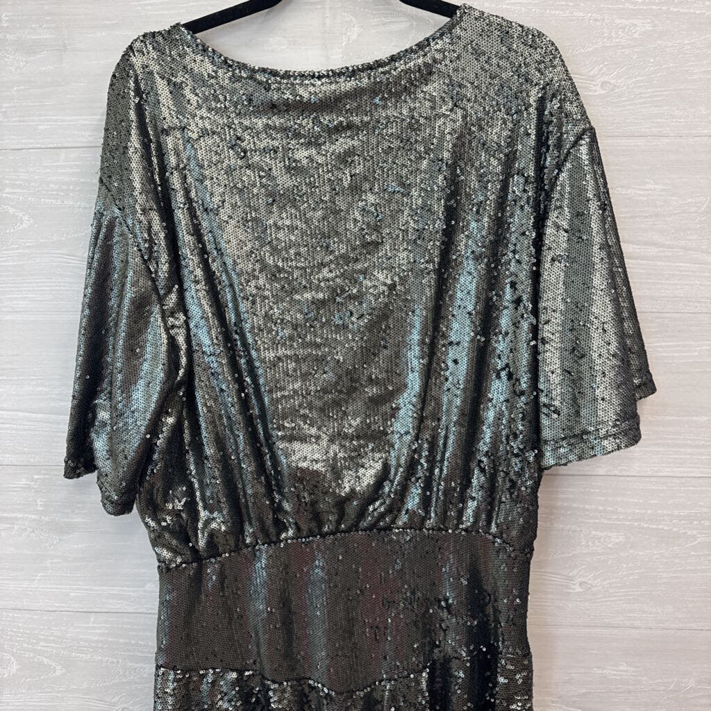 Free People Manuka Sequin Mini Dress Extra Large