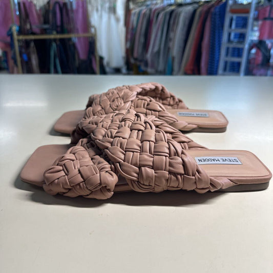 Steve Madden Braided Square Toe Sandals 11.0
