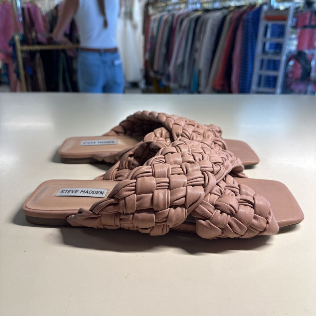 Steve Madden Braided Square Toe Sandals 11.0
