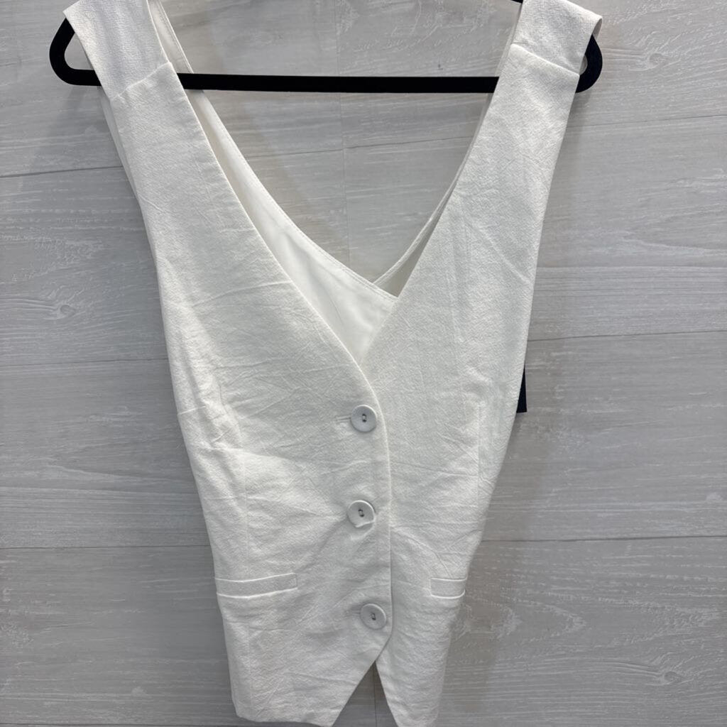 4th + Reckless Cross Back Tuxedo Vest Large
