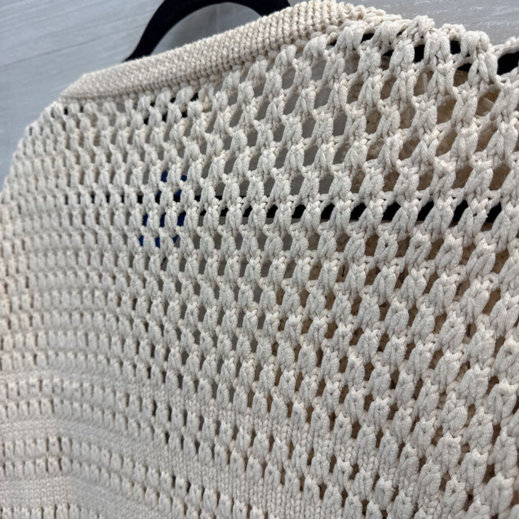 Zara Oversized Crochet Nautical Sweater Extra Small/Small